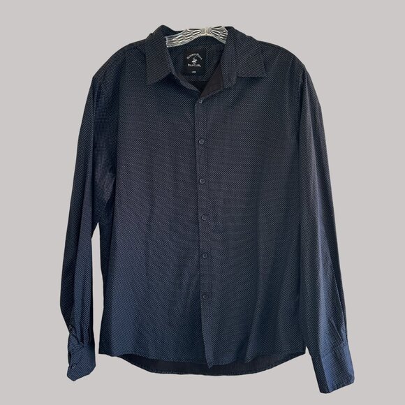 Beverly Hills Polo Club Mens Long Sleeve Button-Down Shirt Size Large Sku 3240 - Picture 1 of 10